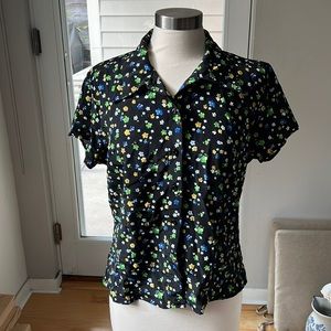 90s Delia’s Xhilaration flower power button down